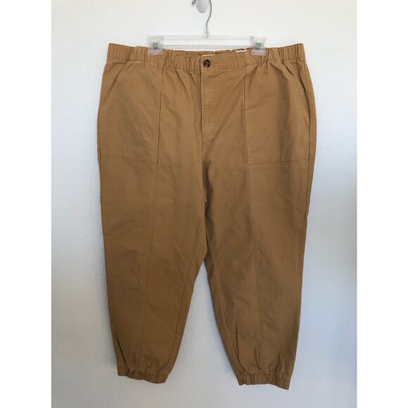 Style & Co Cropped Utility Pants in Icy Coffee - XXL - Picture 1 of 5